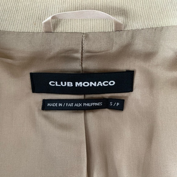 Tan cord Blazer - Club Monaco - Picture 3 of 3